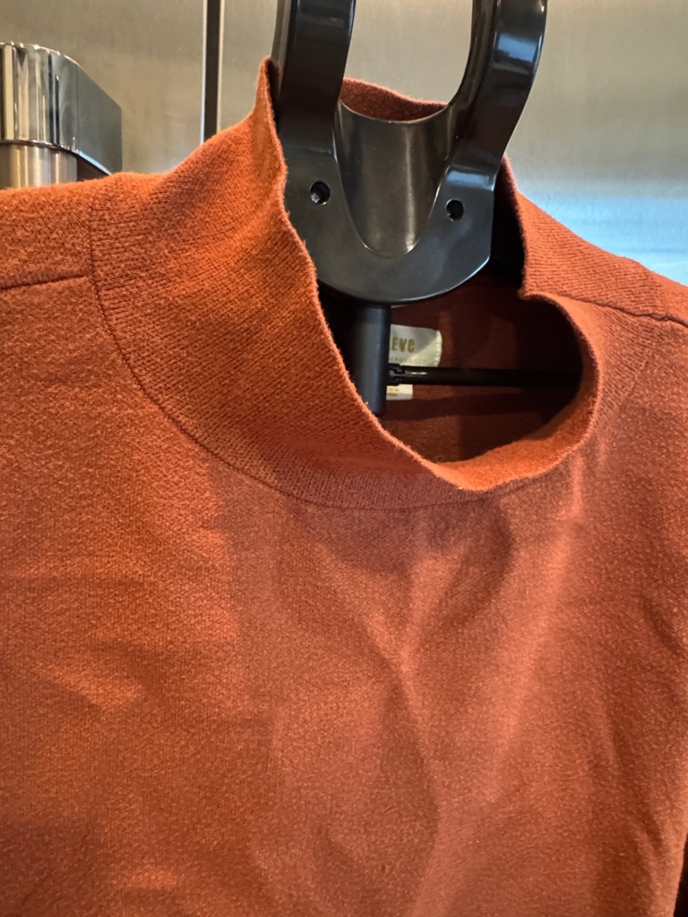 Anthropologie Women’s Turtleneck Sweater - Rust Brown - Picture 3 of 9